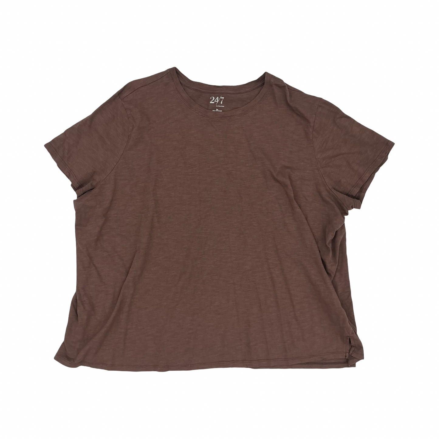 Top Ss By Maurices In Brown, Size:3X