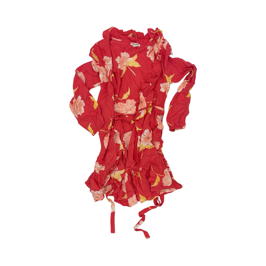 Dress Casual Short By Billabong In Floral Print, Size:S