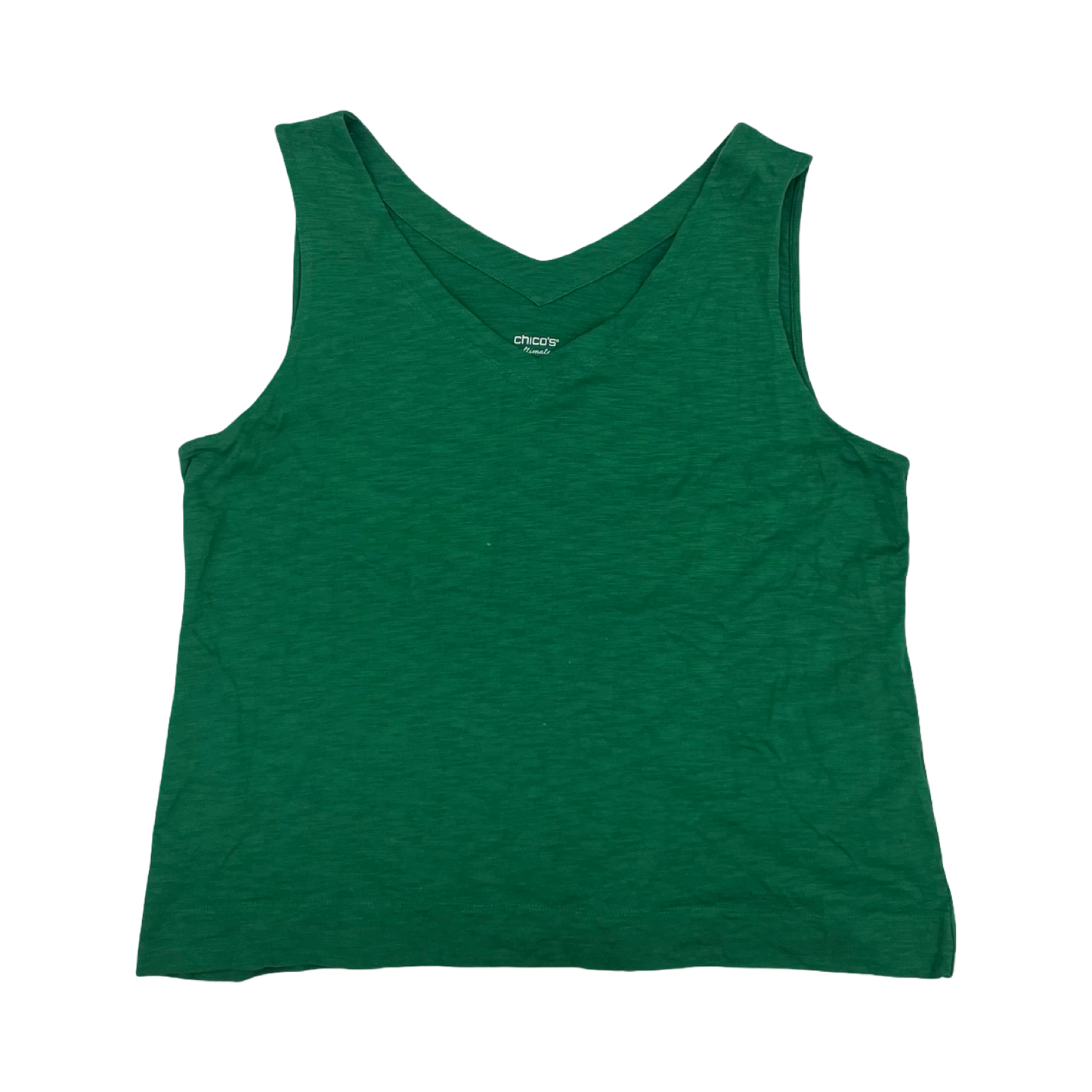 Tank Top By Chicos In Green, Size:Xl