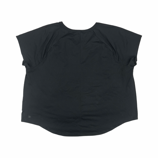 Athletic Top Ss By All In Motion In Black, Size:4X