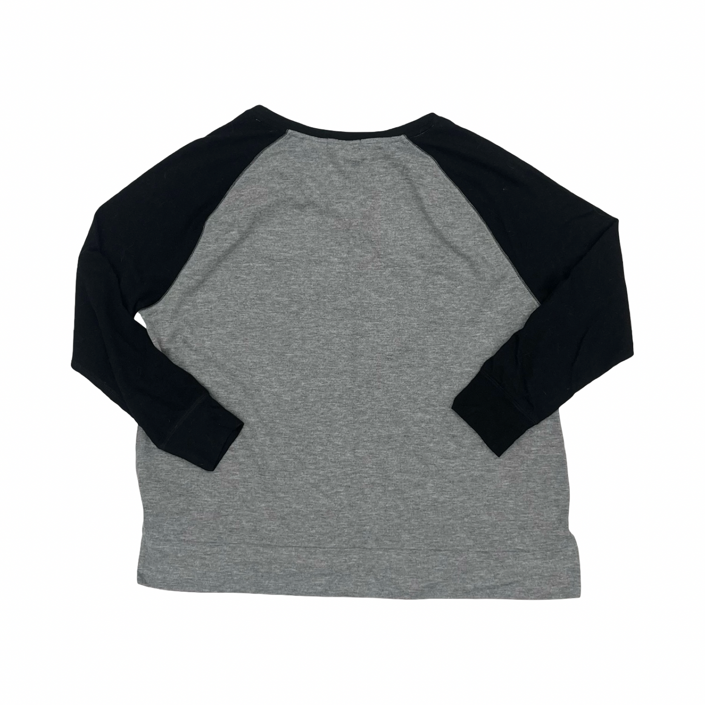 Top Ls By Clothes Mentor In Black & Grey, Size:Xxl