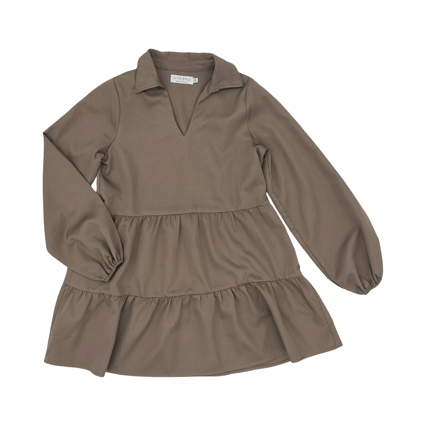 Dress Casual Short By Cme In Brown, Size:4