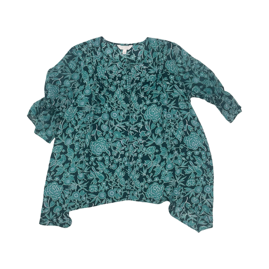 Blouse Ss By Lc Lauren Conrad In Green, Size:L