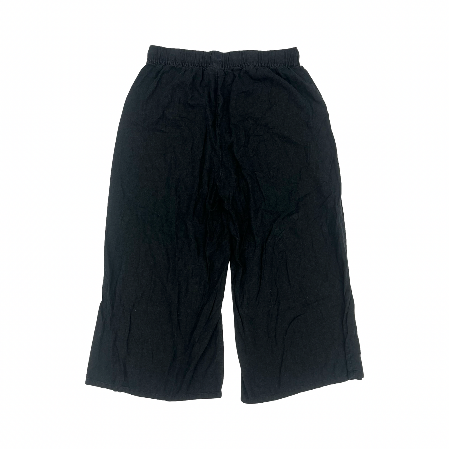 Pants Linen By Ava & Viv In Black, Size:Xxl