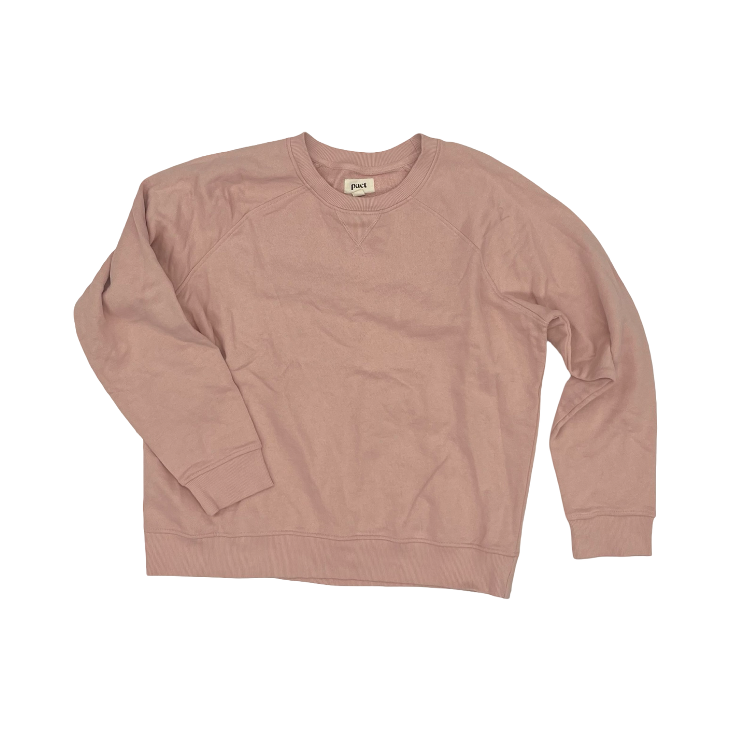 Sweatshirt Crewneck By Pact In Pink, Size:Xl
