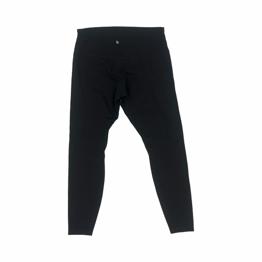 Athletic Leggings By Lululemon In Black, Size:L
