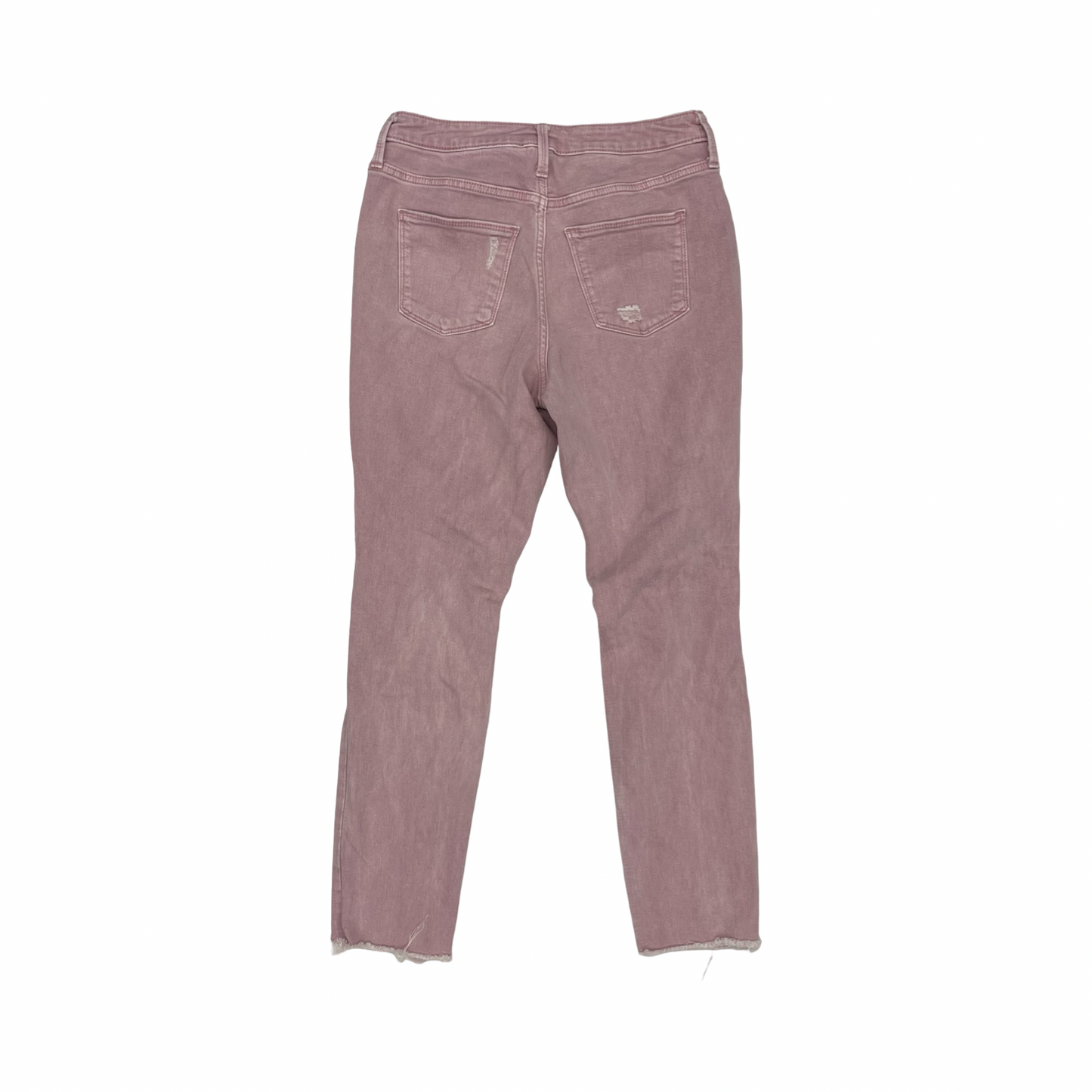 Jeans Skinny By Universal Thread In Pink Denim, Size:6