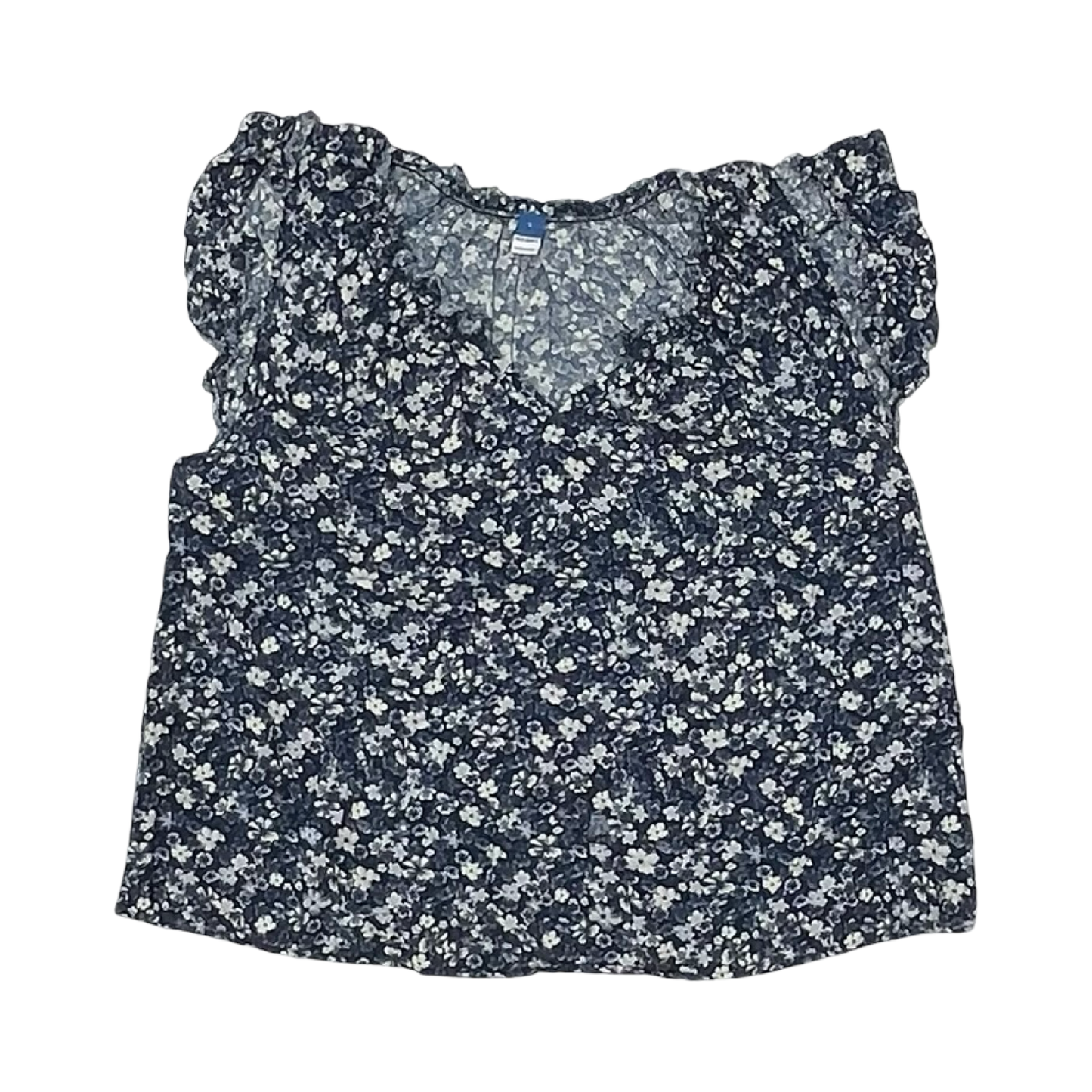 Blouse Ss By Old Navy In Blue, Size:L