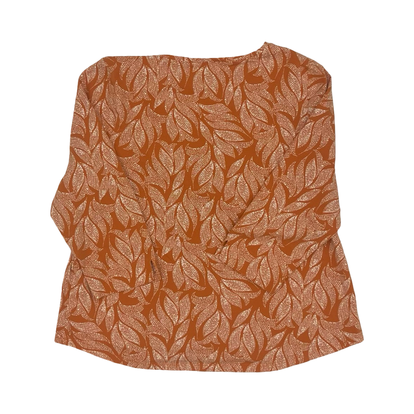 Top Ls By Chicos In Orange, Size:L