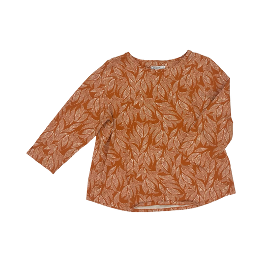 Top Ls By Chicos In Orange, Size:L