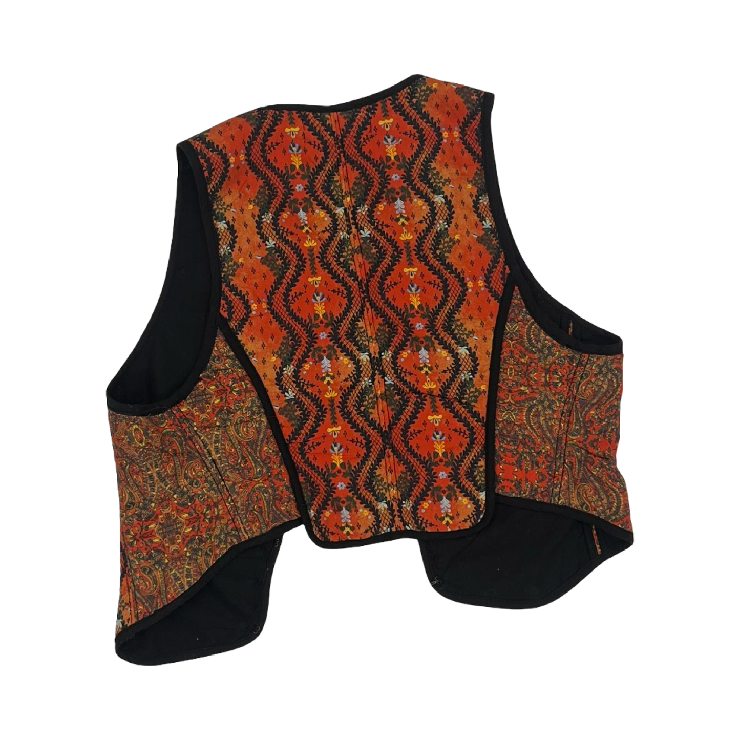 Vest Other By Free People In Black & Orange, Size:M