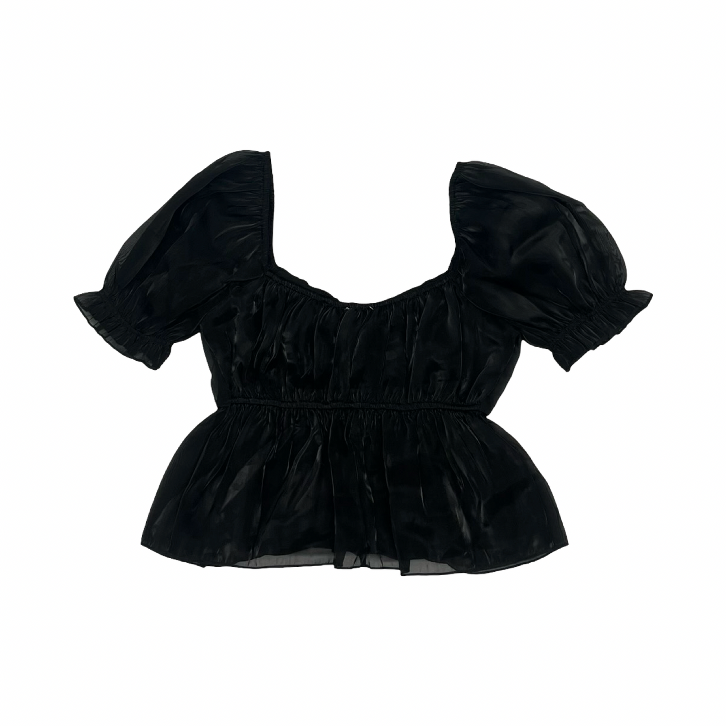 Blouse Ss By Clothes Mentor In Black, Size:S