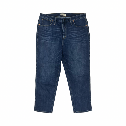 Jeans Skinny By Madewell In Blue Denim, Size:18