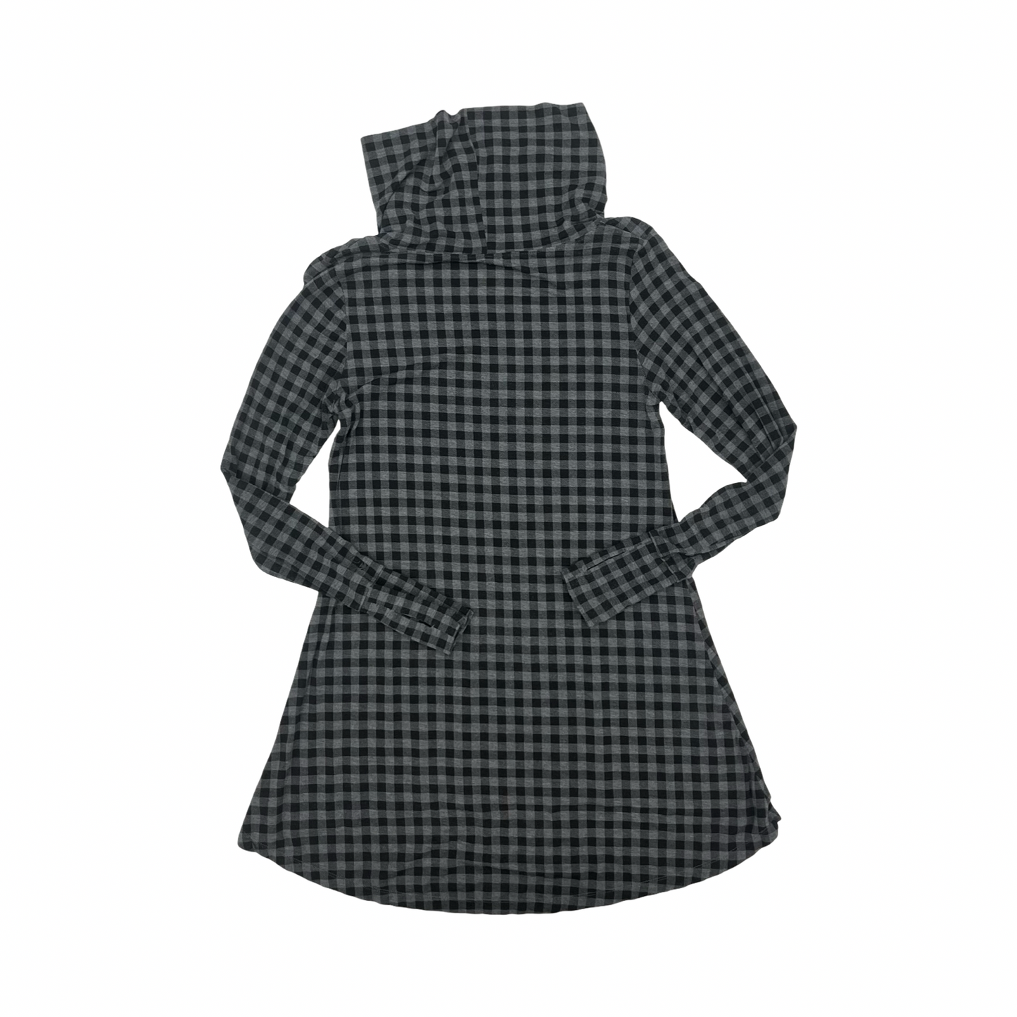 Tunic Ls By Cuddl Duds In Black & Grey, Size:M