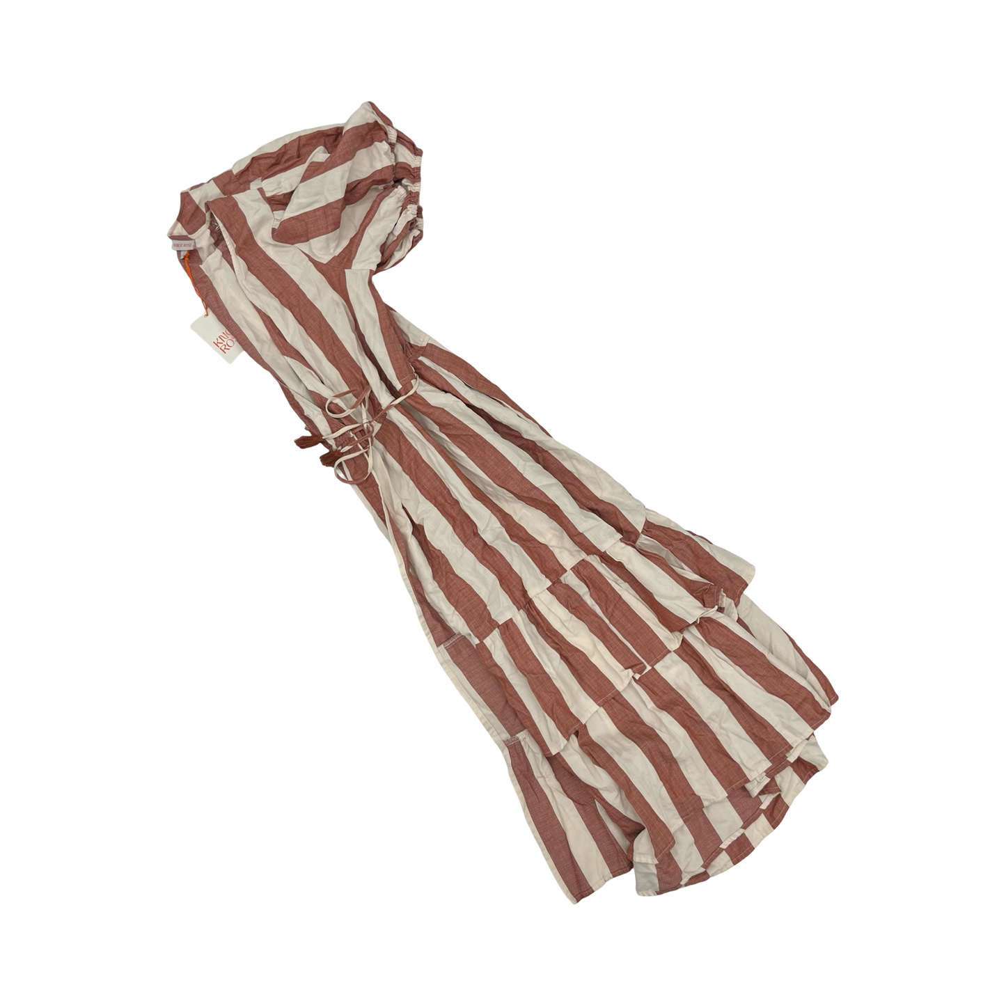 Dress Party Midi By Knox Rose In Striped Pattern, Size:M