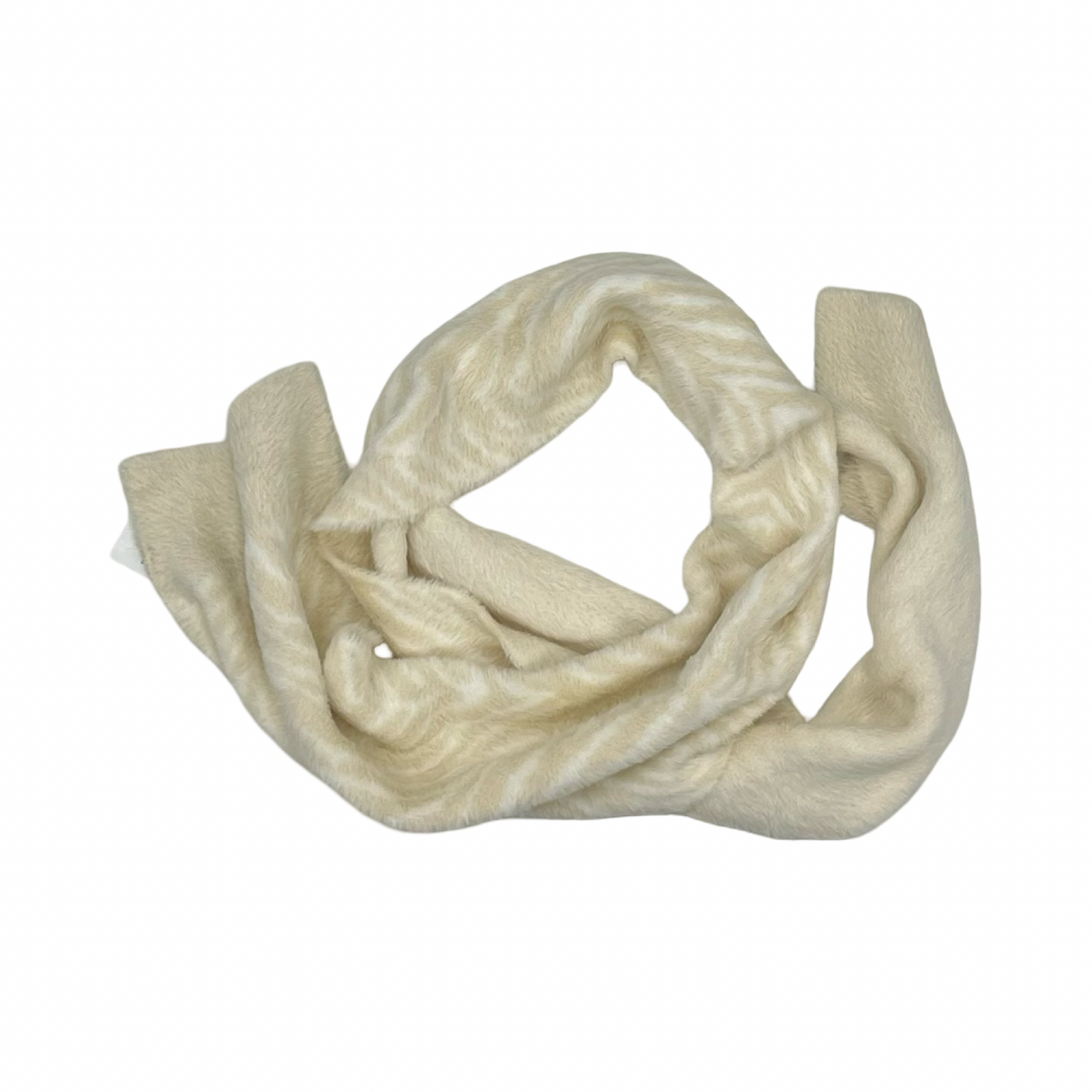 Scarf Winter By Loft In Cream & Tan