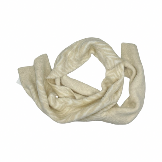 Scarf Winter By Loft In Cream & Tan