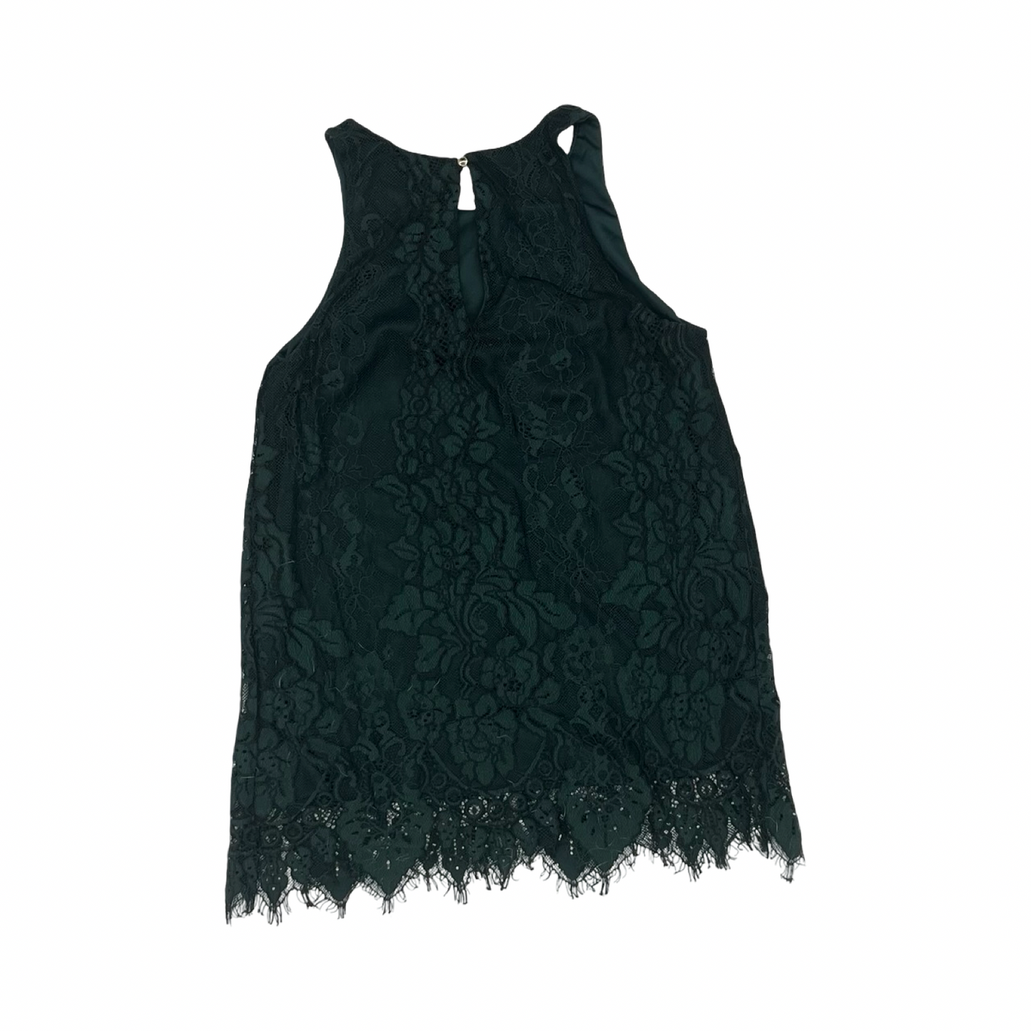 Blouse Sleeveless By Apt 9 In Green, Size:Xs
