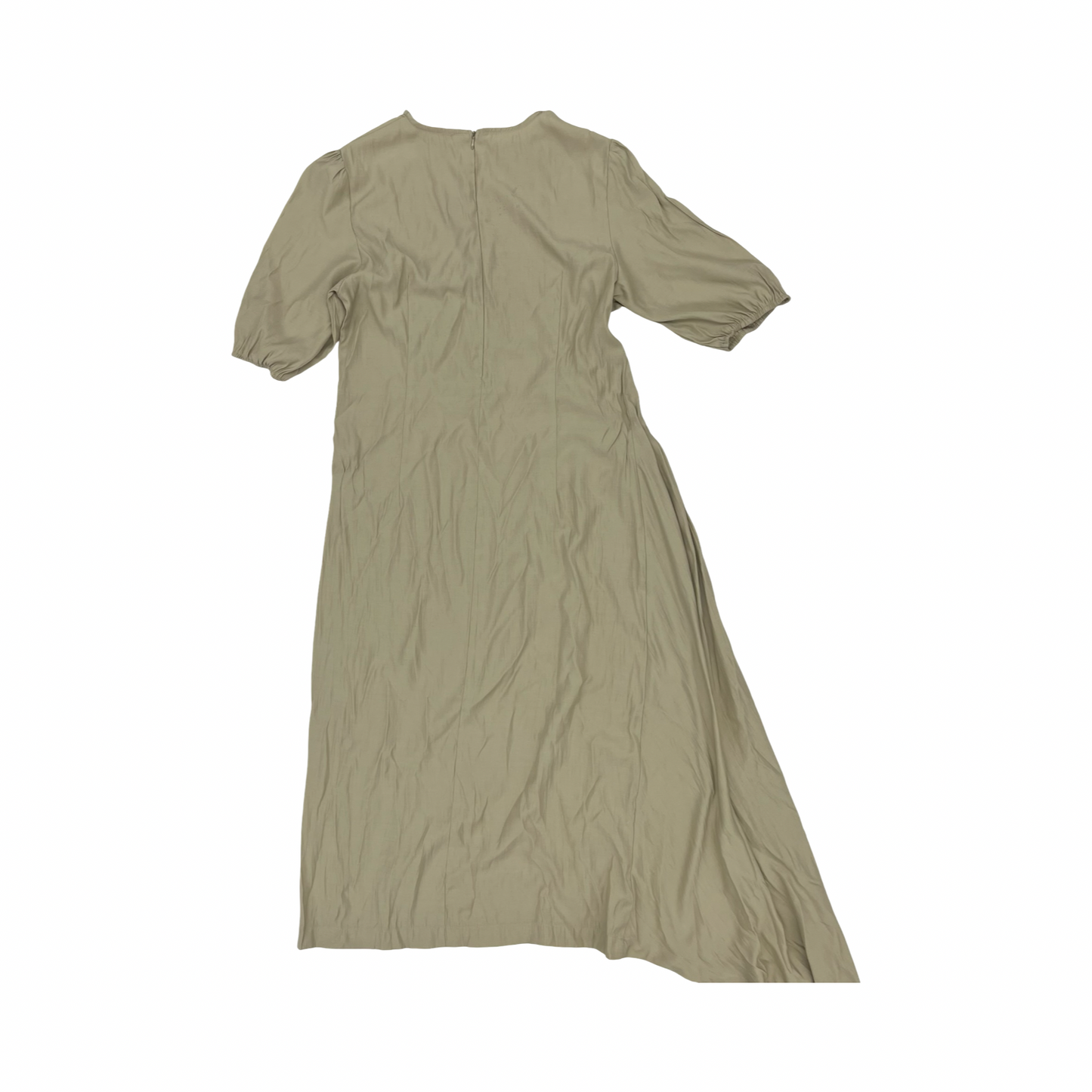 Dress Casual Midi By Grade & Gather In Green, Size:M