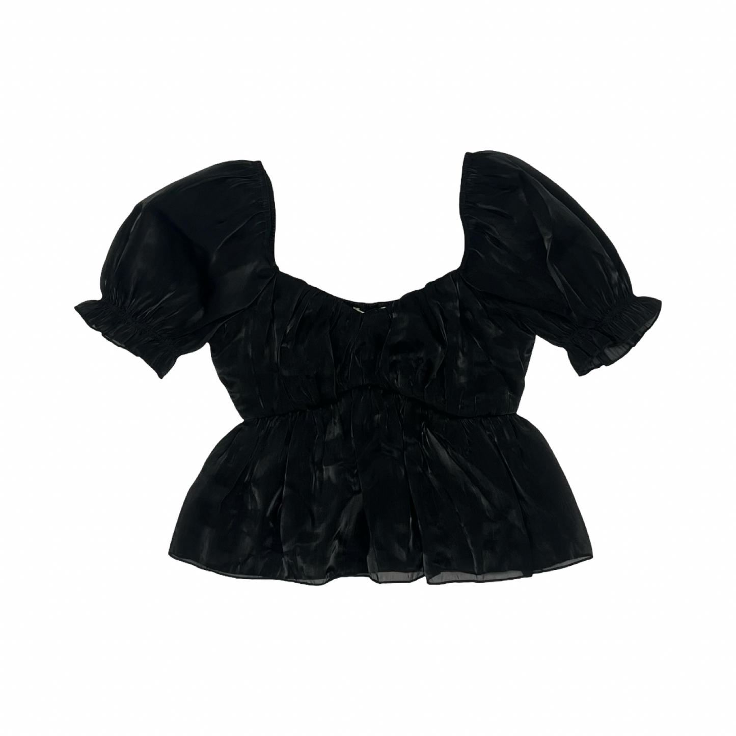 Blouse Ss By Clothes Mentor In Black, Size:S