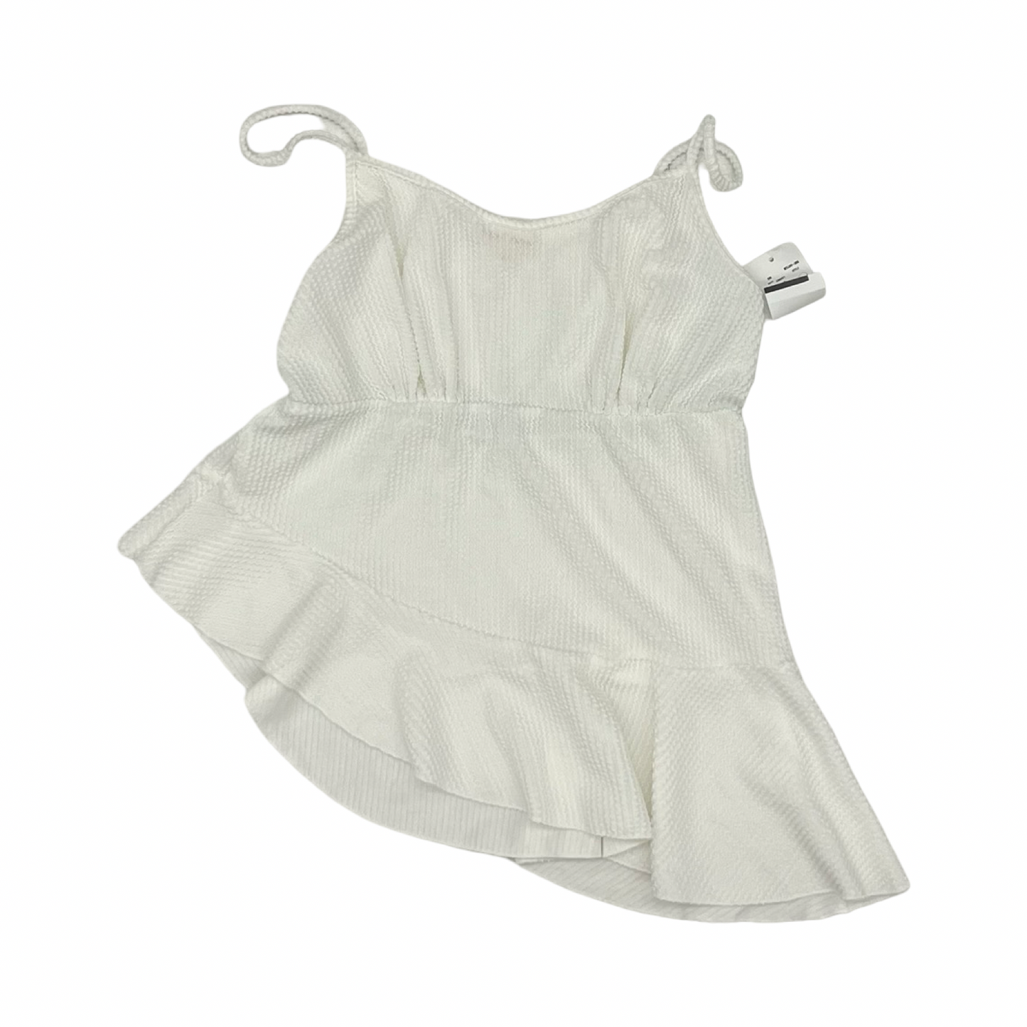 Blouse Sleeveless By Moa Moa In White, Size:L