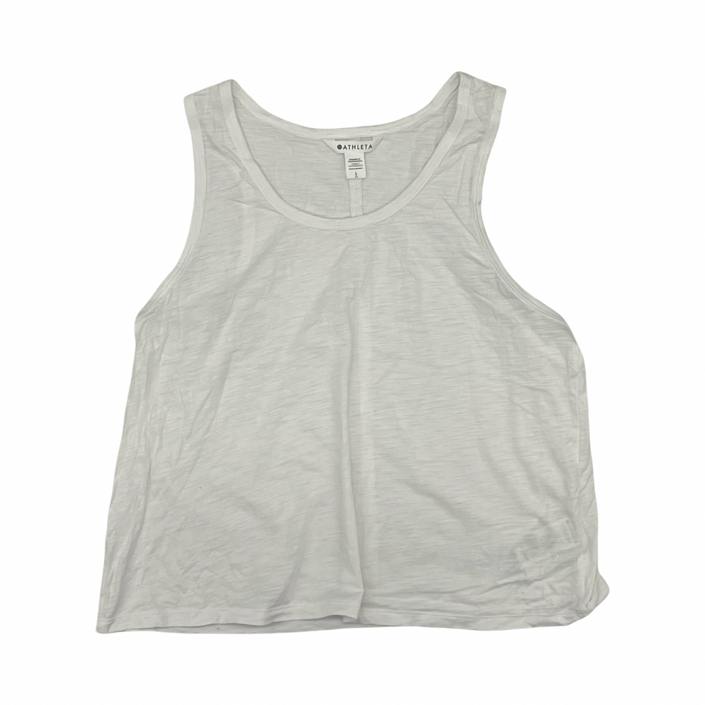 Athletic Tank Top By Athleta In White, Size:L