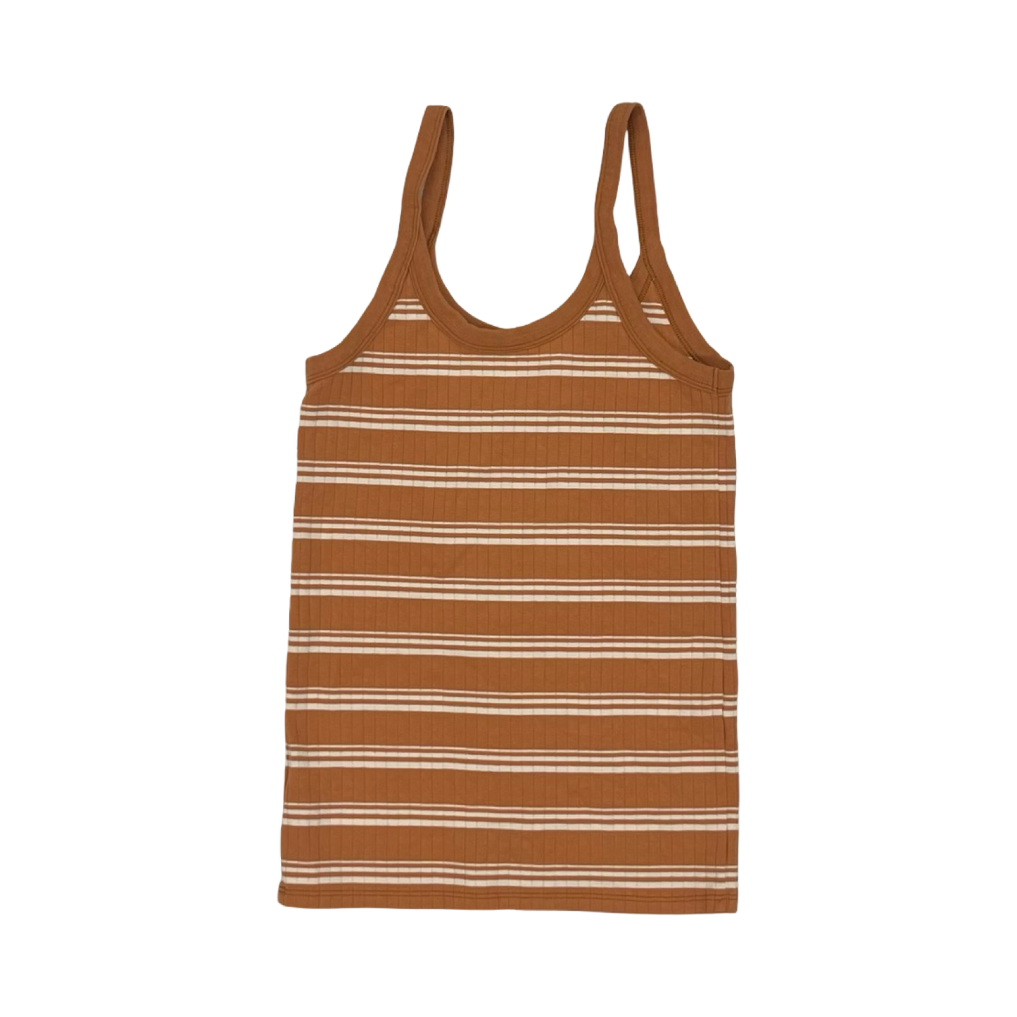 Tank Top By Aerie In Brown & Cream, Size:S