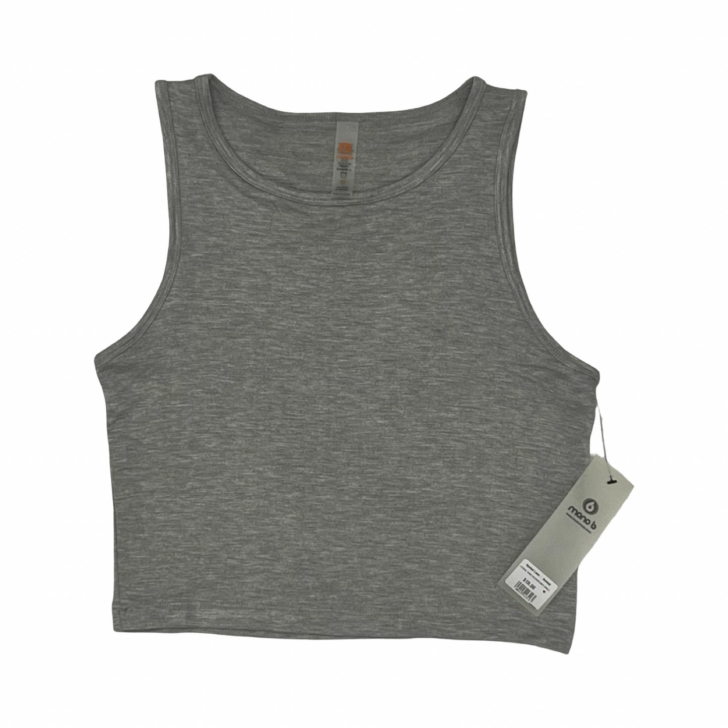 Tank Top By Mono B In Grey, Size:S