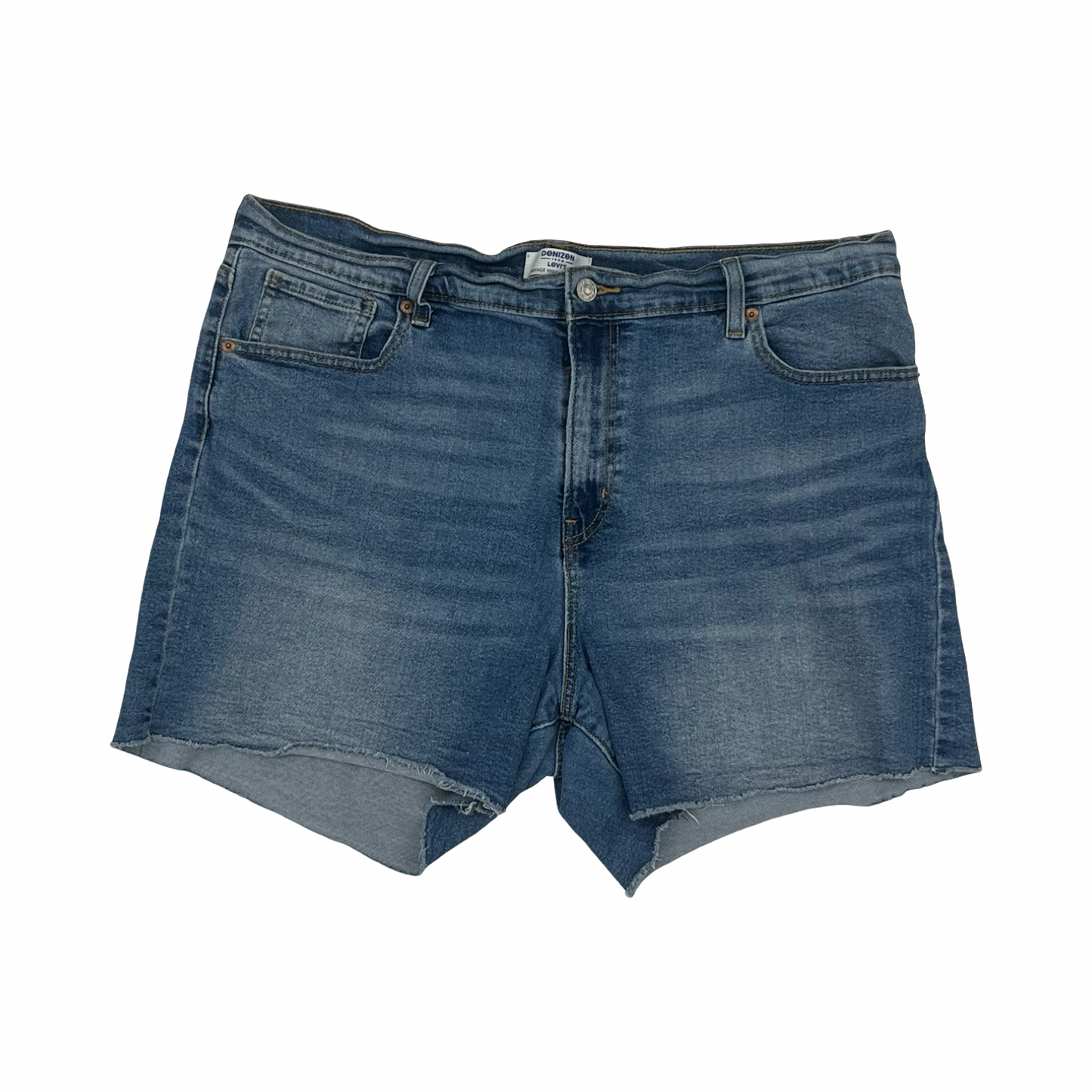 Shorts By Denizen By Levis In Blue Denim, Size:18