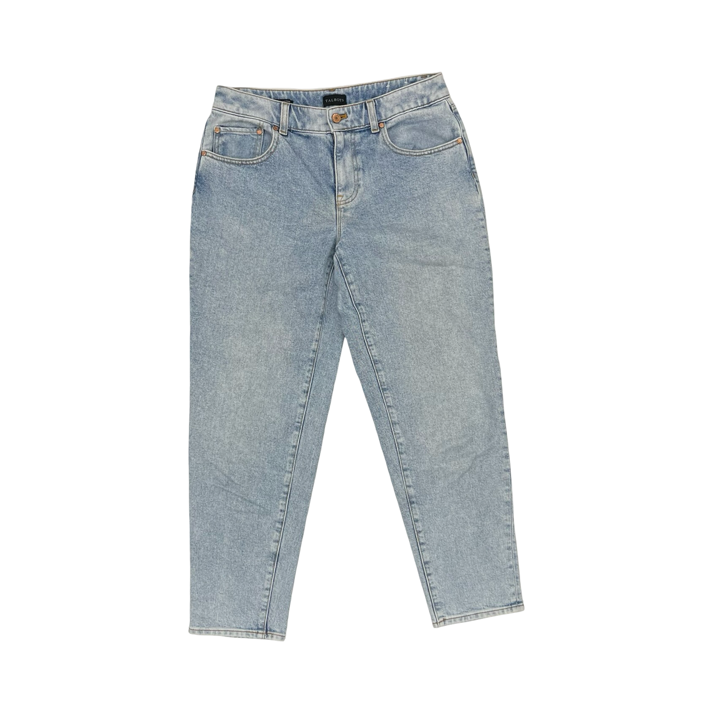 Jeans Boyfriend By Talbots In Blue Denim, Size:4