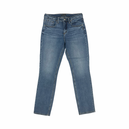 Jeans Straight By Silver In Blue Denim, Size:6