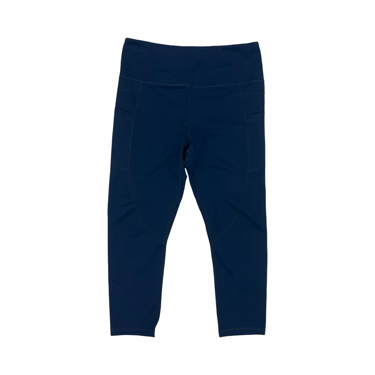 Athletic Leggings Capris By Zyia In Blue, Size:M