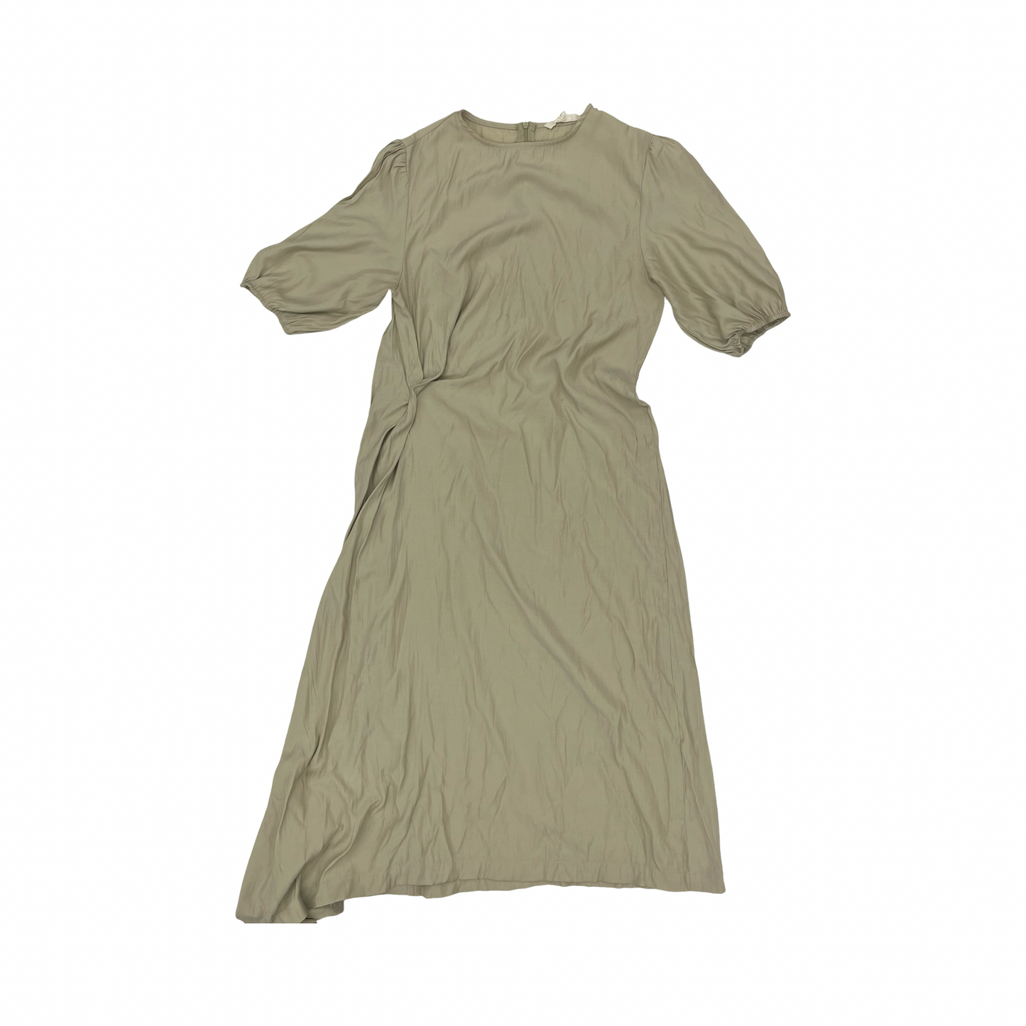 Dress Casual Midi By Grade & Gather In Green, Size:M