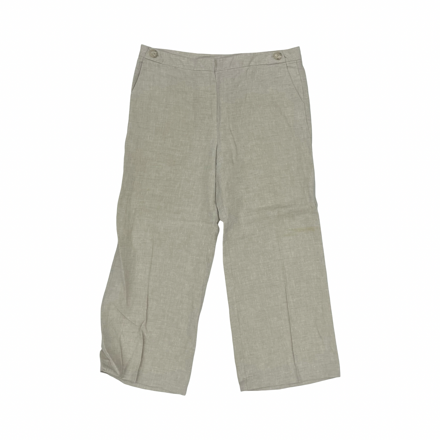 Pants Linen By Boden In Tan, Size:12L