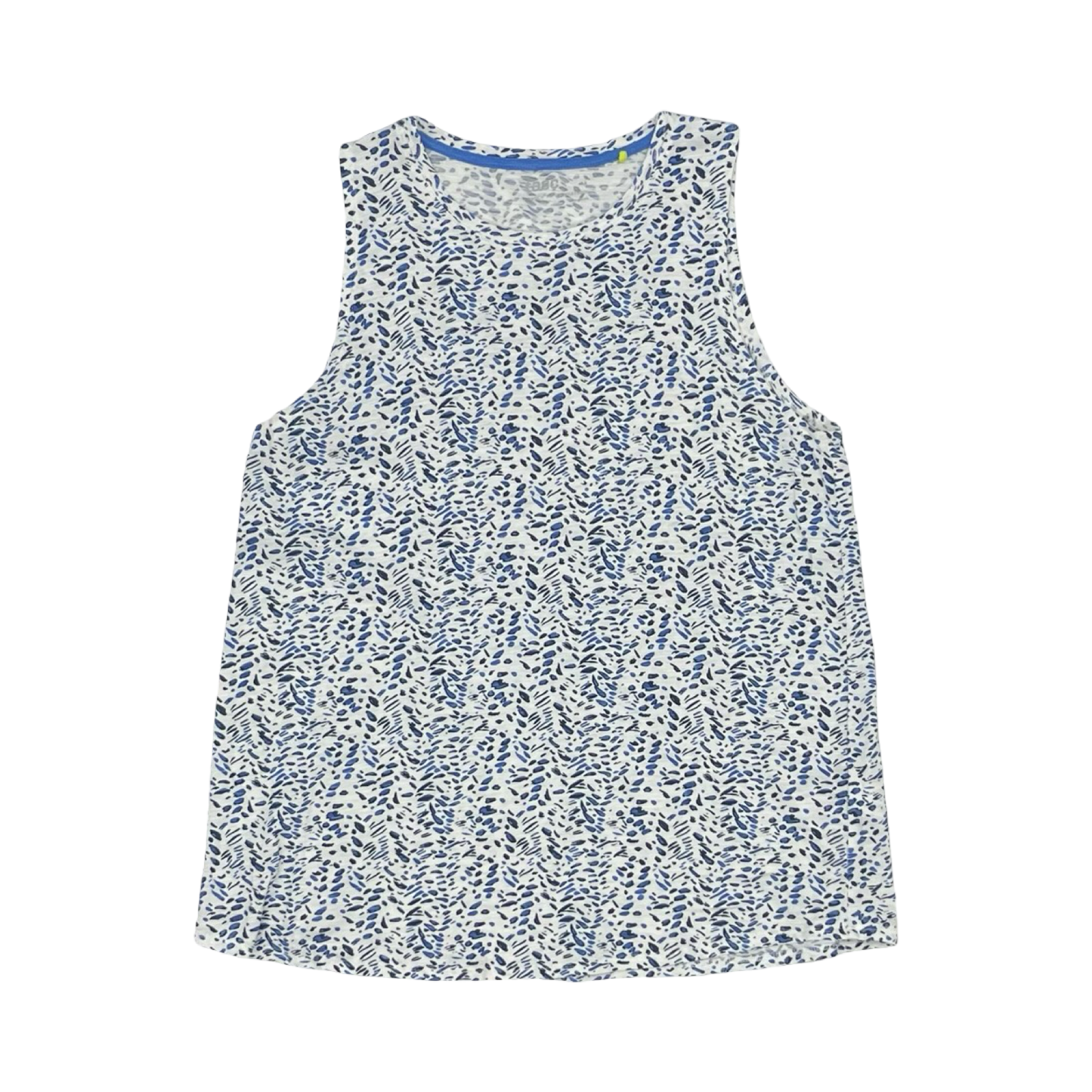 Top Sleeveless By Clothes Mentor In Blue & White, Size:M