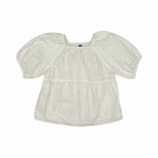 Blouse Ss By Old Navy In White, Size:M