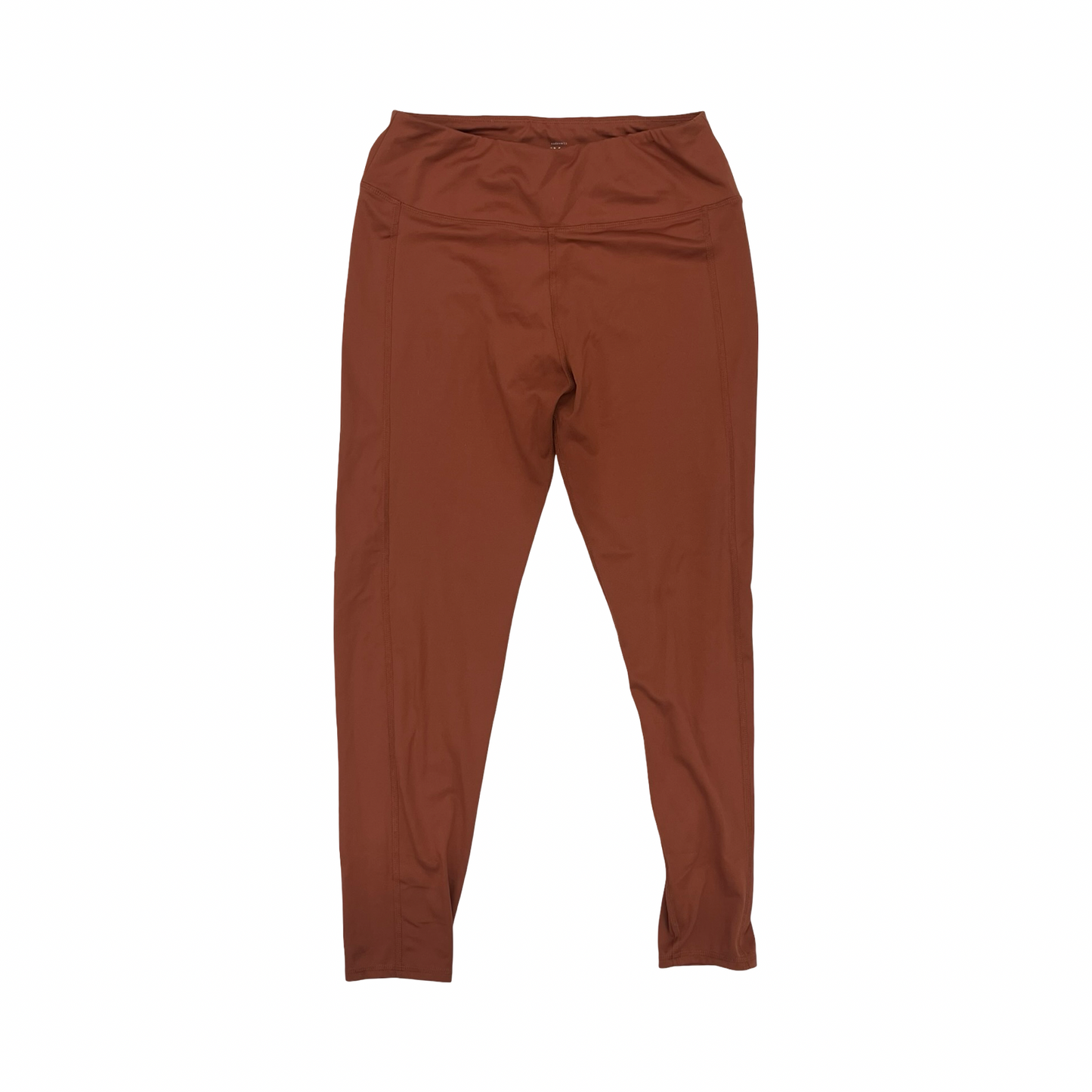Athletic Leggings By Madewell In Orange, Size:L