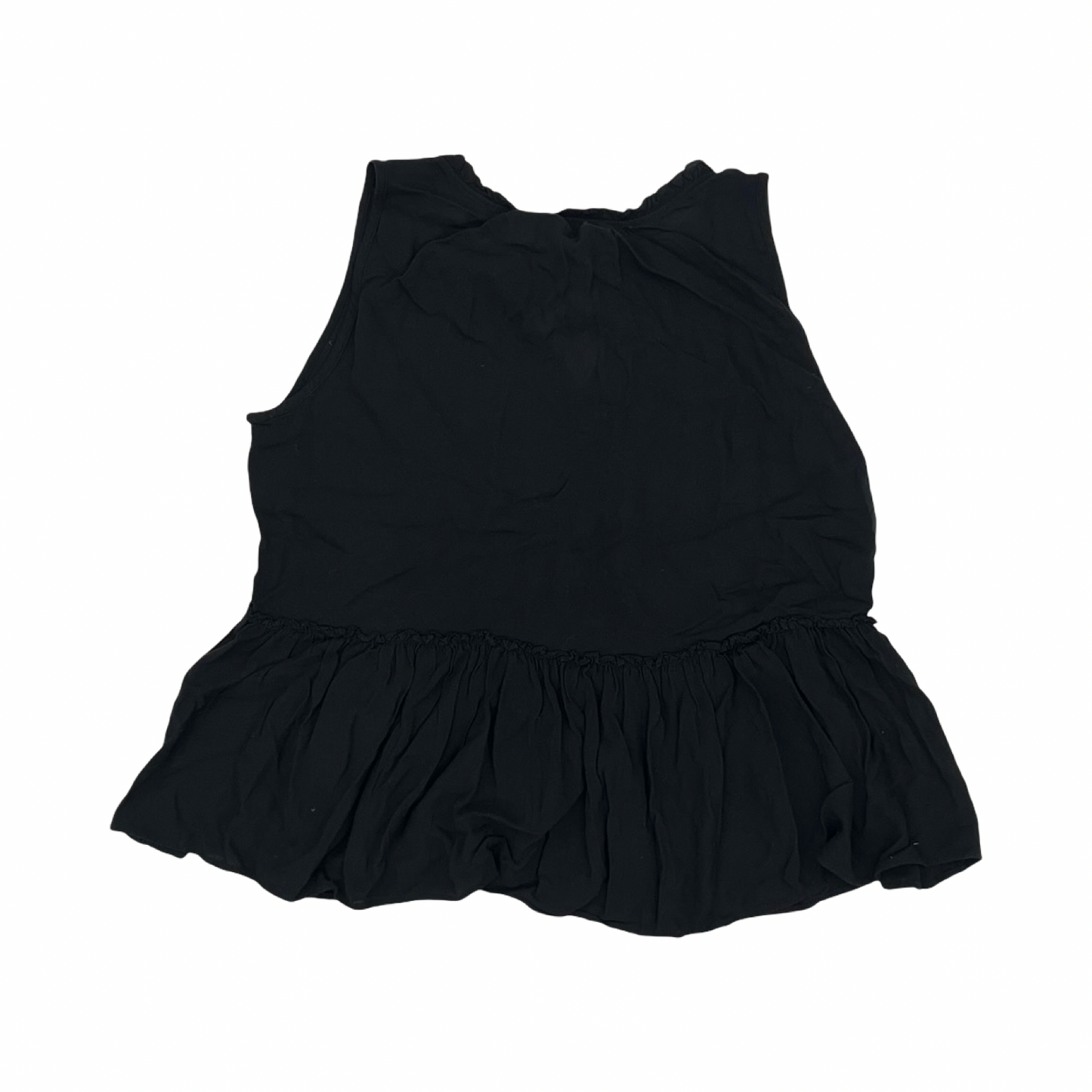 Blouse Sleeveless By Loft In Black, Size:M