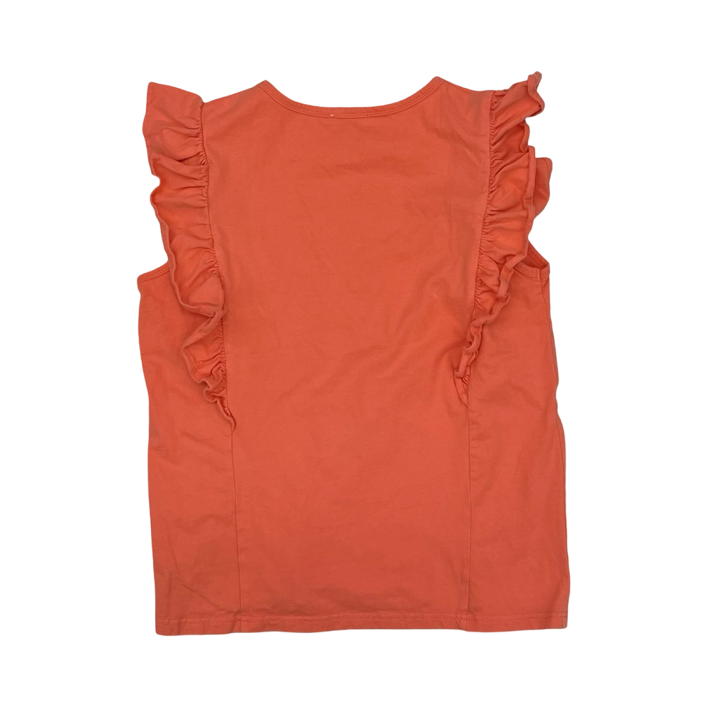 Blouse Ss By Main Strip In Orange, Size:S
