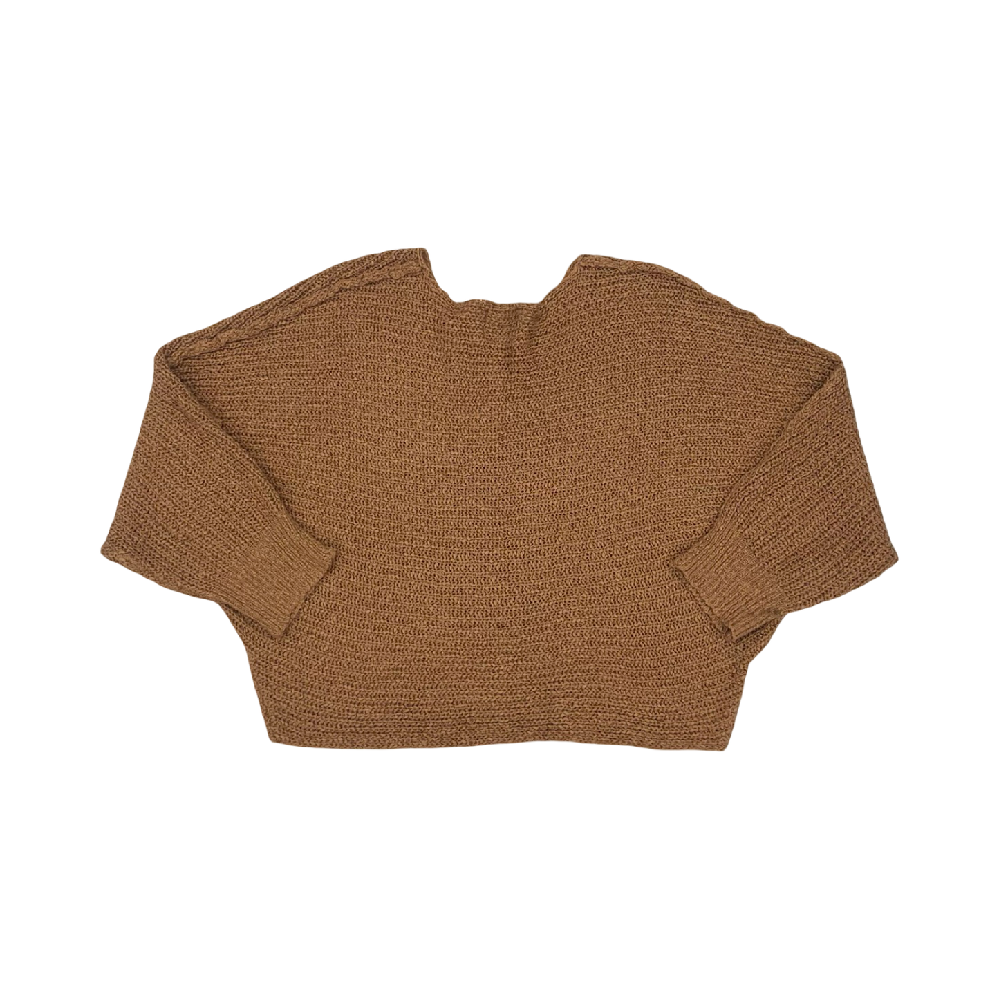 Sweater Ss By Angie In Tan, Size:L