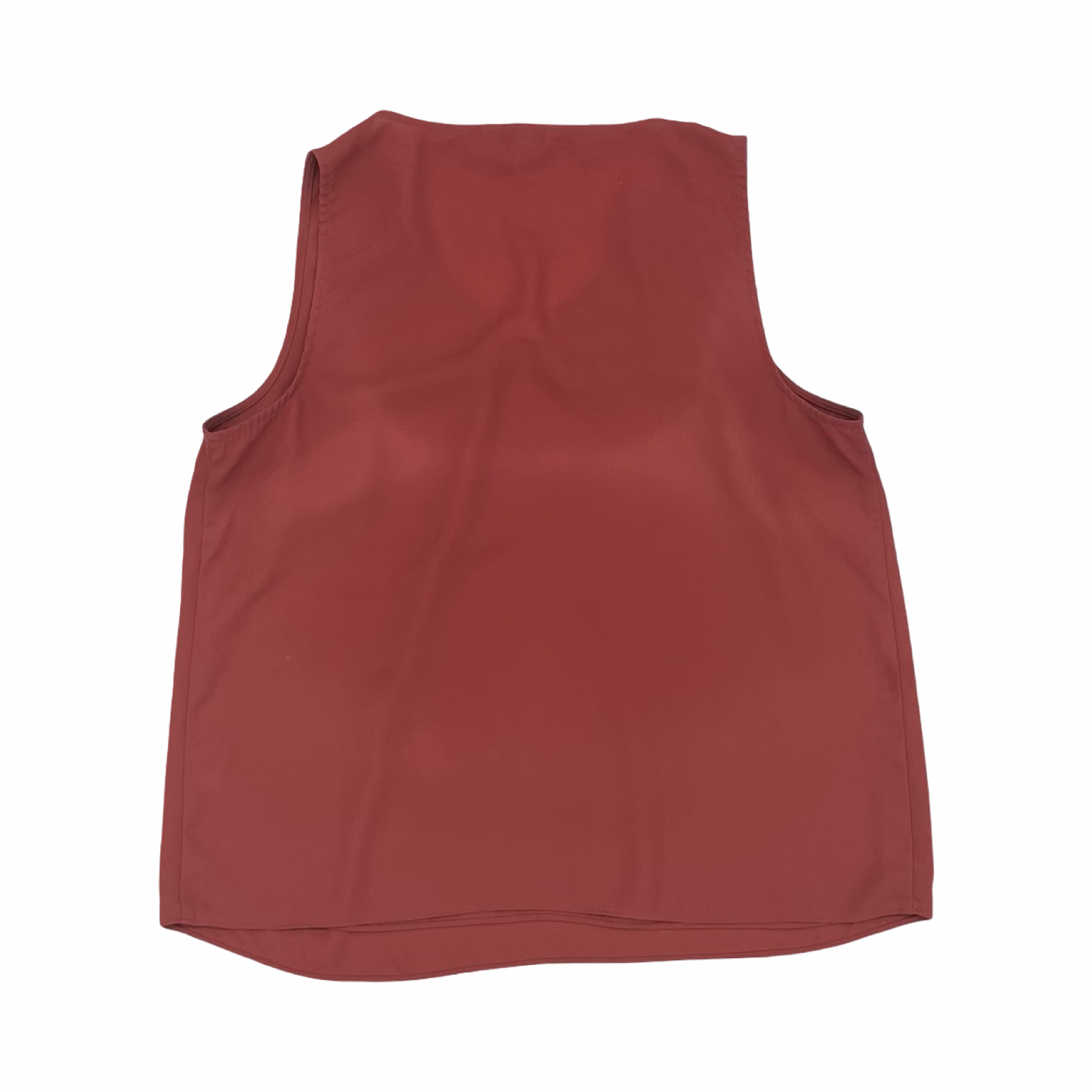 Blouse Sleeveless By Nine West In Red, Size:L