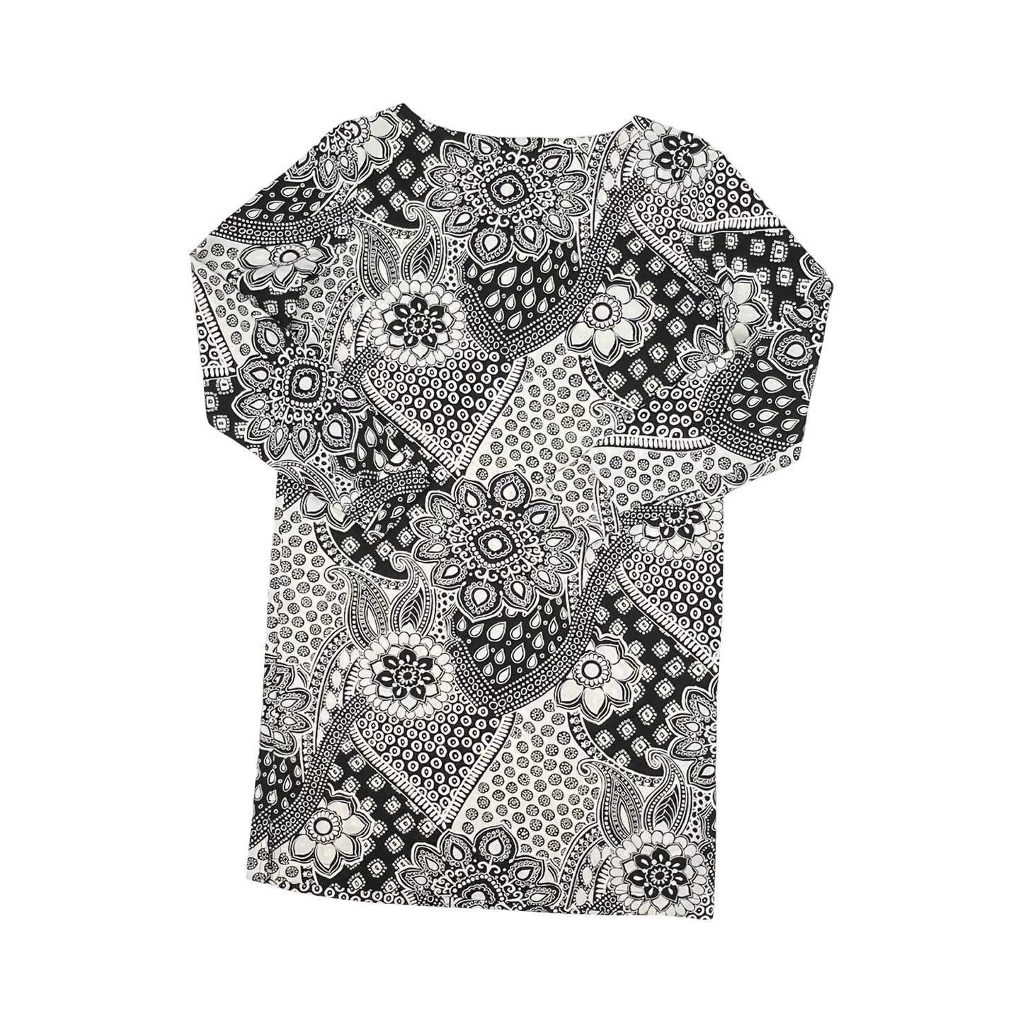 Dress Party Short By Loft In Black & Cream, Size:S