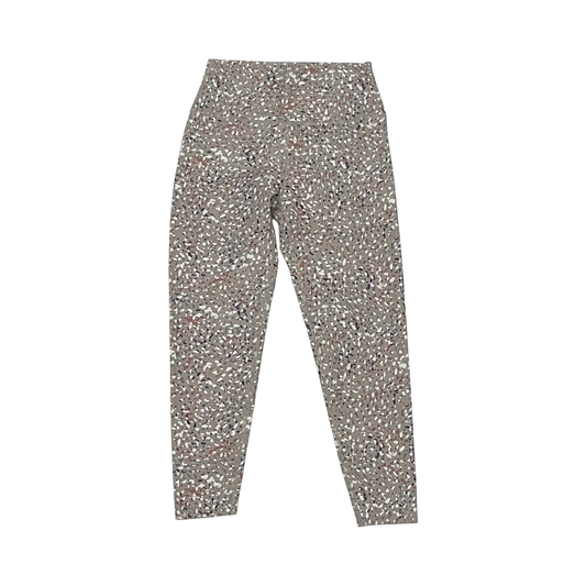 Athletic Leggings Capris By Sage In Tan & White, Size:M