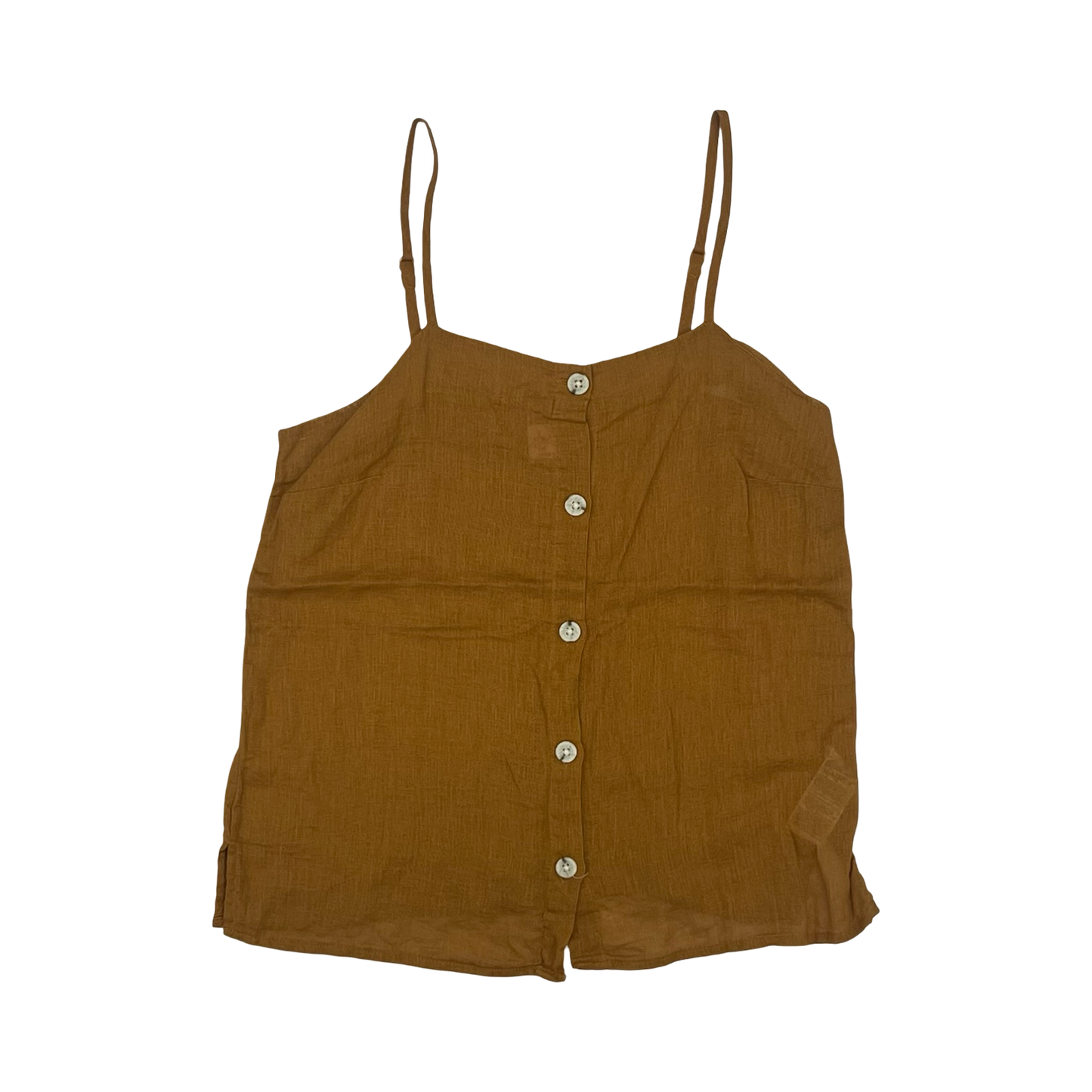 Blouse Sleeveless By Old Navy In Brown, Size:Xs
