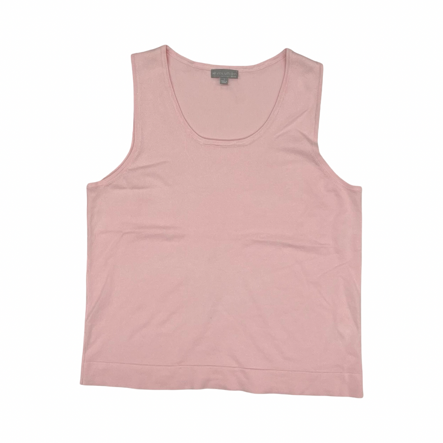Top Sleeveless By Evolution In Pink, Size:L