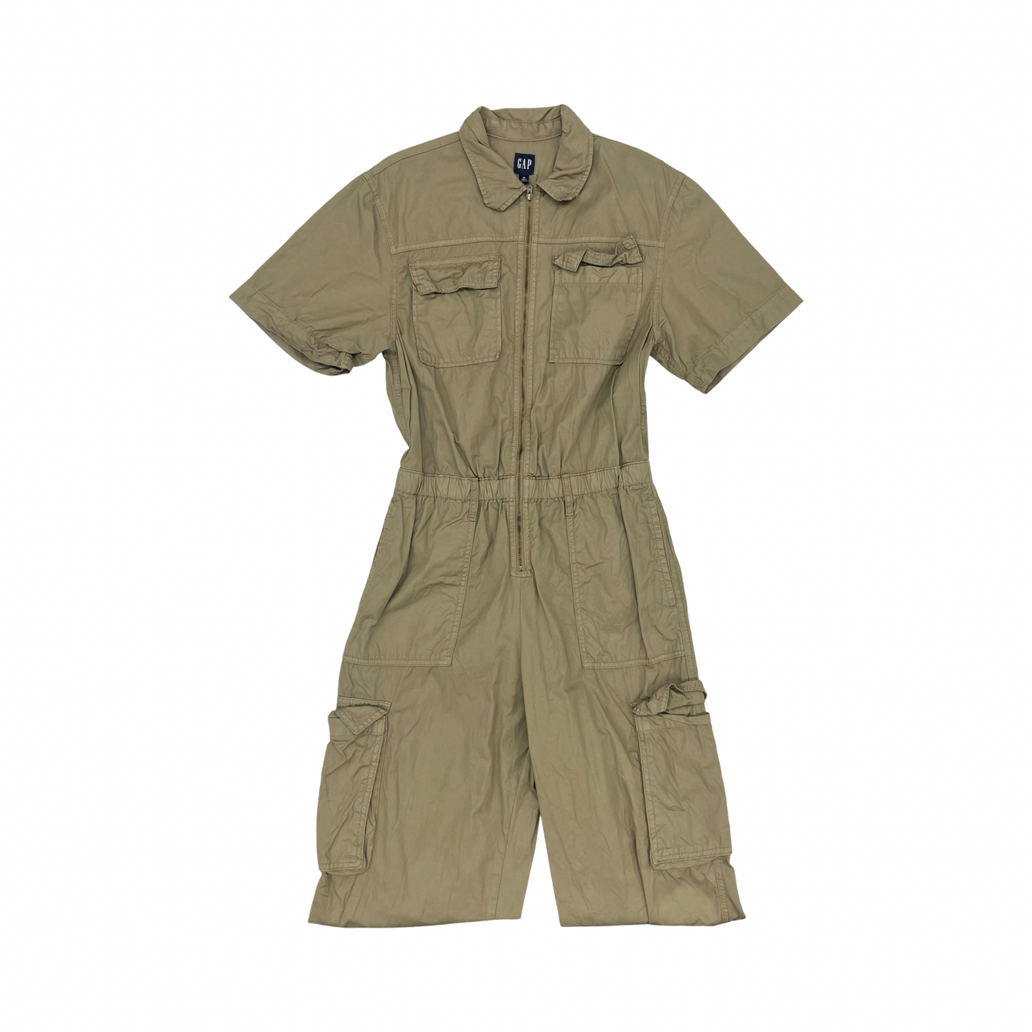 Jumpsuit By Gap In Tan, Size:10L