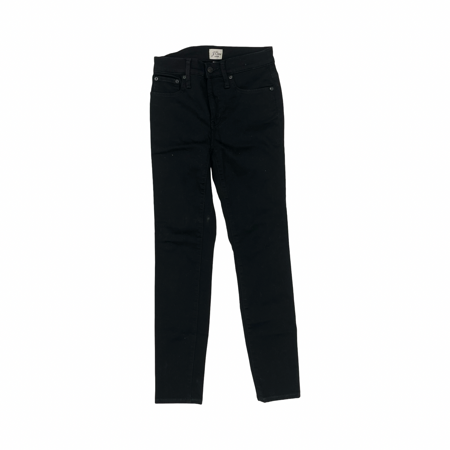 Jeans Skinny By J. Crew In Black Denim, Size:2