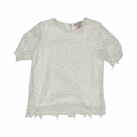 Blouse Ss By Philosophy In White, Size:L