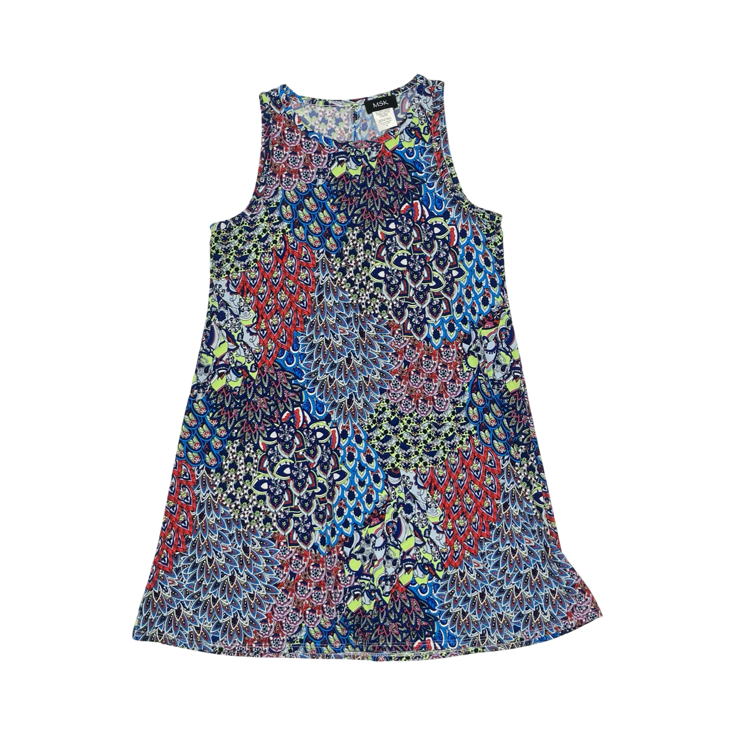 Dress Casual Short By Msk In Multi, Size:M