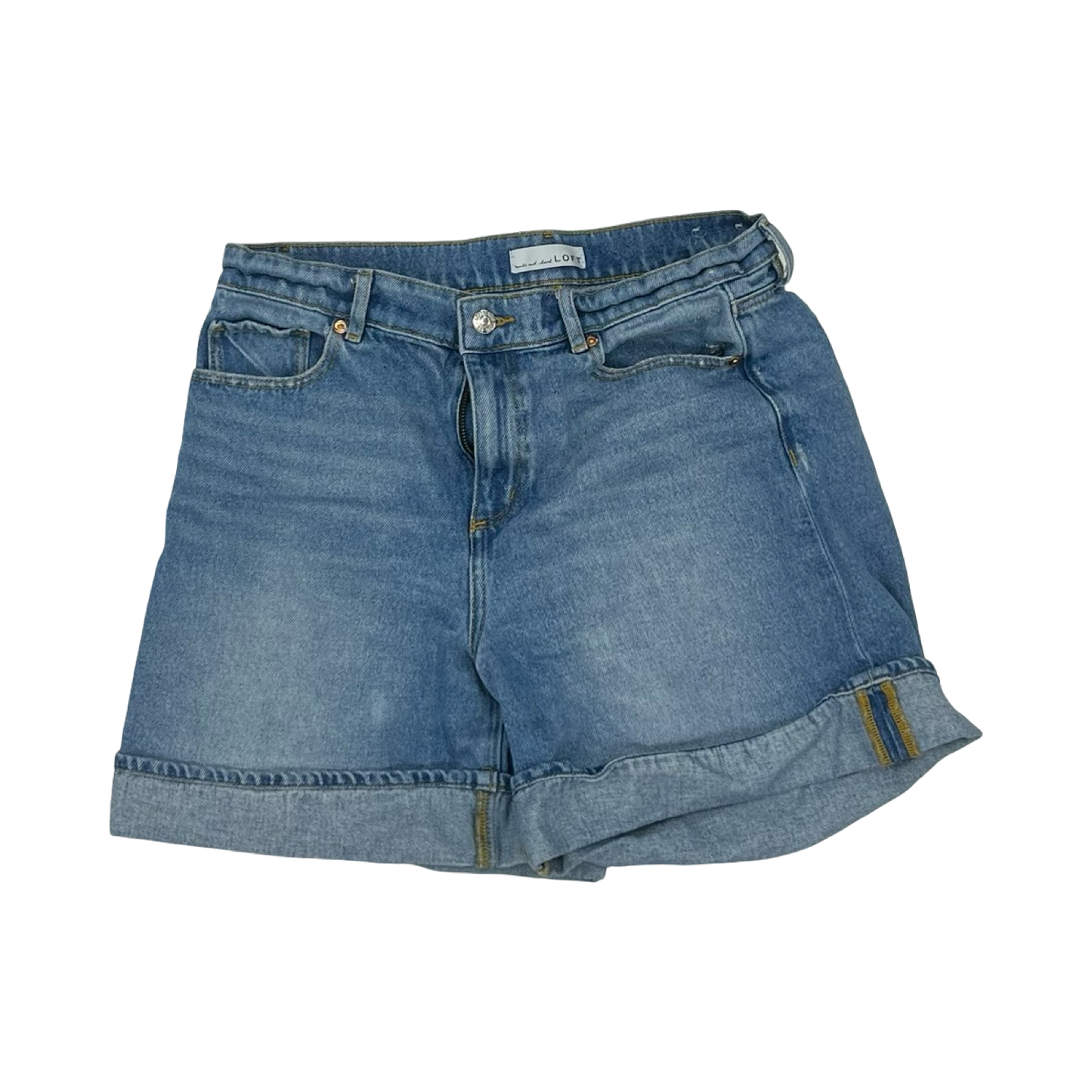 Shorts By Loft In Blue Denim, Size:8